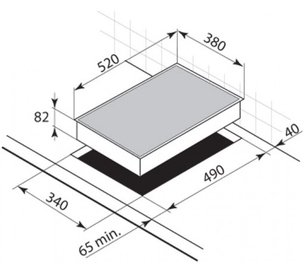 Модульная система Де Дитрих DTE 768 X фото 4 Модульная система De Dietrich DTE 768 X фото 4