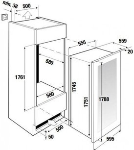 Встраиваемый холодильник для вина Куперсбуш FWK 8850.0 S7 фото 4 Встраиваемый холодильник для вина Kuppersbusch FWK 8850.0 S7 фото 4