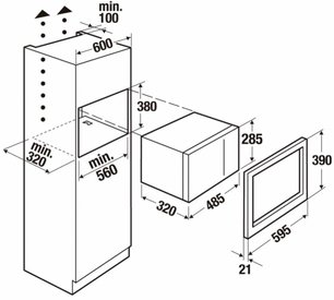 Микроволновая печь Куперсбуш M 6120.0 W фото 4 Микроволновая печь Kuppersbusch M 6120.0 W фото 4