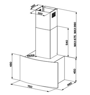 Вытяжка Фабер Screen EG8 X/V BK A75 Active фото 3 Вытяжка Faber Screen EG8 X/V BK A75 Active фото 3