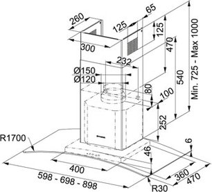 Вытяжка Франке FAR 605 XS фото 3 Вытяжка Franke FAR 605 XS фото 3