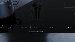 Варочная панель с вытяжкой Kuppersbusch KMI 8590.0 SR Black Chrome фото 4
