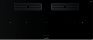 Индукционная варочная поверхность с вытяжкой Kuppersbusch KMI 12850.0 SR-S Black Velvet фото