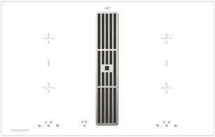 Варочная панель с вытяжкой Kuppersbusch KMI 8500.0 WR Stainless Steel фото