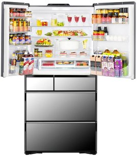 Холодильник Хитачи R-ZX 740 KU X фото 2 Холодильник Hitachi R-ZX 740 KU X фото 2