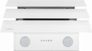 Кухонная вытяжка MAUNFELD Cascada Push 50 белый фото 4 Кухонная вытяжка MAUNFELD Cascada Push 50 белый фото 4