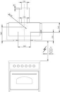 Вытяжка Пандо P-730/90 CR NE V. 1050 SEC PLUS фото 3 Вытяжка Pando P-730/90 CR NE V. 1050 SEC PLUS фото 3