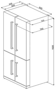 Холодильник Смег FQ60BPE фото 4 Холодильник Smeg FQ60BPE фото 4