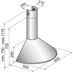 Вытяжка Кертинг KHC 6930 X фото 4 Вытяжка Korting KHC 6930 X фото 4