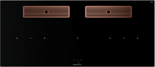 Индукционная варочная поверхность с вытяжкой Kuppersbusch KMI 12850.0 SR-S Copper фото