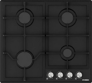 Газовая варочная панель Hyundai HHG 6432 BK фото