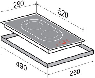Стеклокерамическая варочная панель Зигмунд Штайн CI 29.3 W фото 4 Стеклокерамическая варочная панель Zigmund Shtain CI 29.3 W фото 4
