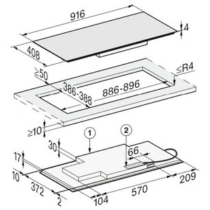 Индукционная варочная панель Miele KM7689 FL фото 3