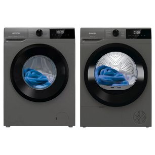 Gorenje (стиральная машина W2NHPI62SCSS + сушильная машина D2HNE82/C) фото
