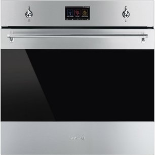 Духовой шкаф с паром Smeg SO6303APX фото