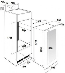 Встраиваемый холодильник для вина Куперсбуш FWK 8850.0 S3 фото 4 Встраиваемый холодильник для вина Kuppersbusch FWK 8850.0 S3 фото 4