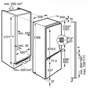 Встраиваемый холодильник Куперсбуш FKG 8500.2i фото 2 Встраиваемый холодильник Kuppersbusch FKG 8500.2i фото 2