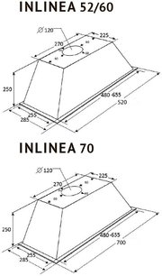 Встраиваемая вытяжка Куперсберг INLINEA 70 CX фото 4 Встраиваемая вытяжка Kuppersberg INLINEA 70 CX фото 4