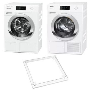 Miele ChromeEdition (стиральная машина WCR890WPS + сушильная машина TCR790WP + монтажный элемент WTV501) фото