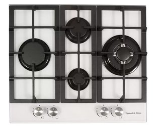 Газовая варочная панель из закаленного стекла Zigmund Shtain M 25.6 W фото