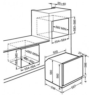 Духовой шкаф Смег SF800PO фото 4 Духовой шкаф Smeg SF800PO фото 4