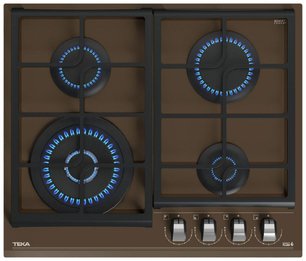 Встраиваемая газовая варочная панель Teka GZC 64320 XBN LONDON BRICK BROWN фото