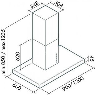 Вытяжка Falmec Lux isola 120 ix (800) ECP фото 4