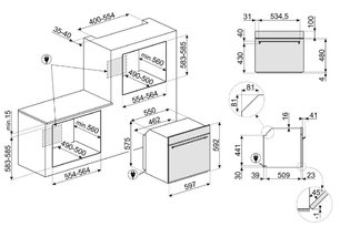 Духовой шкаф Смег SFP6303SPX фото 4 Духовой шкаф Smeg SFP6303SPX фото 4
