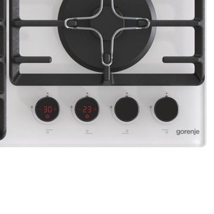 Газовая варочная панель на закаленном стекле Горение GKTW641SYW фото 3 Газовая варочная панель на закаленном стекле Gorenje GKTW641SYW фото 3