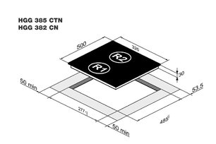 Варочная поверхность Кертинг HGG 385 CTN фото 3 Варочная поверхность Korting HGG 385 CTN фото 3