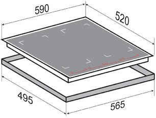 Стеклокерамическая варочная панель Зигмунд Штайн CI 29.6 W фото 2 Стеклокерамическая варочная панель Zigmund Shtain CI 29.6 W фото 2