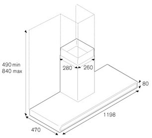 Вытяжка Бертаззони KG120CONXA фото 4 Вытяжка Bertazzoni KG120CONXA фото 4