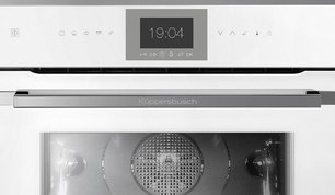 Компактный духовой шкаф с паром Kuppersbusch CBD 6550.0 W3 Silver Chrome фото 2