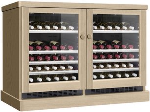 Винный шкаф Дометик C50G Double Wooden Beech фото Винный шкаф Dometic C50G Double Wooden Beech фото