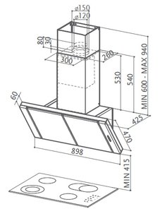 Вытяжка Faber Discovery ACT EG8 X A90 фото 2