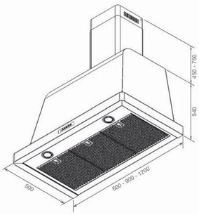 Вытяжка Лофра DOLCEVITA 120 Ivory фото 2 Вытяжка Lofra DOLCEVITA 120 Ivory фото 2