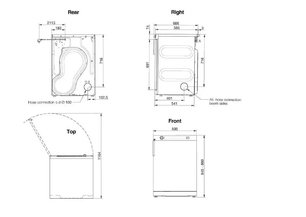 Сушильная машина Аско TDC112VSMarine 734490 фото 3 Сушильная машина Asko TDC112VSMarine 734490 фото 3