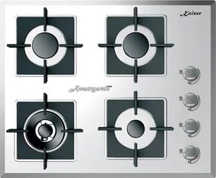 Независимая газо-керамическая поверхность Кайзер KCG 6982 W Turbo фото Независимая газо-керамическая поверхность Kaiser KCG 6982 W Turbo фото