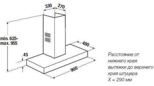 Настенная вытяжка Куперсбуш DW 9500.0 W белое стекло фото 2 Настенная вытяжка Kuppersbusch DW 9500.0 W белое стекло фото 2