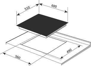 Электрическая варочная панель Брандт BPV1641B фото 4 Электрическая варочная панель Brandt BPV1641B фото 4