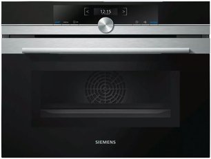 Духовой шкаф с функцией СВЧ Siemens CM633GBS1 с витрины новый фото