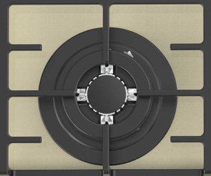 Газовая стеклянная варочная панель Кертинг HGG 6825 CTB фото 2 Газовая стеклянная варочная панель Korting HGG 6825 CTB фото 2