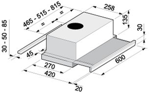 Встраиваемая вытяжка Кертинг KHP 6313 X фото 3 Встраиваемая вытяжка Korting KHP 6313 X фото 3