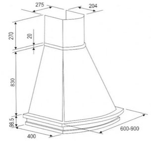 Вытяжка Kuppersberg Daphne 90 B фото 2