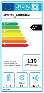 Холодильник Смег FAB10LBL2 фото 4 Холодильник Smeg FAB10LBL2 фото 4