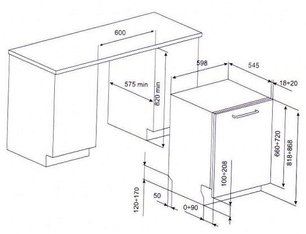 Посудомоечная машина Куперсберг GLF 689 фото 2 Посудомоечная машина Kuppersberg GLF 689 фото 2