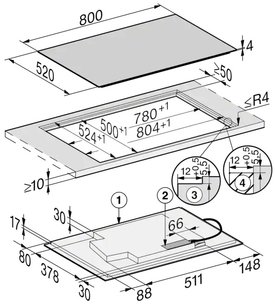 Варочная панель Миле KM7879 FL фото 4 Варочная панель Miele KM7879 FL фото 4