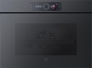 Духовой шкаф Фауцуг Combair V6000 45 C6T-21067 (черное стекло) фото Духовой шкаф V-ZUG Combair V6000 45 C6T-21067 (черное стекло) фото