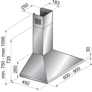 Вытяжка Зигмунд Штайн K 26.61 S фото 3 Вытяжка Zigmund Shtain K 26.61 S фото 3