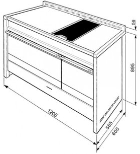 Варочный центр Смег A3-7 фото 2 Варочный центр Smeg A3-7 фото 2